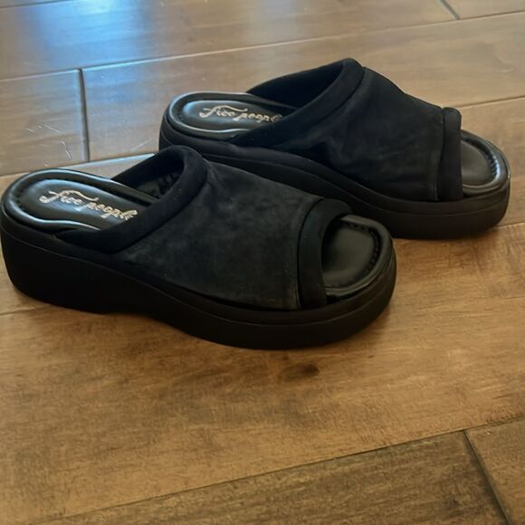 Free People Molly Suede Platform Sandals EU 38.5 US 8.5 - Picture 3 of 6